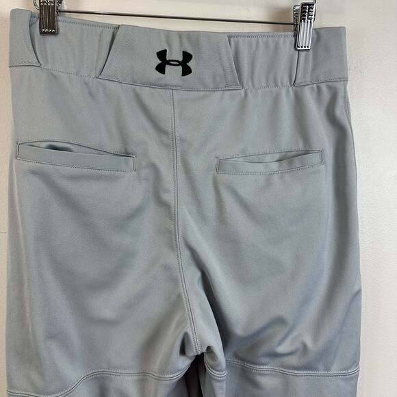 Under Armour Gray Baseball Pants Loose Heat Gear Men's S Small - Picture 4 of 11